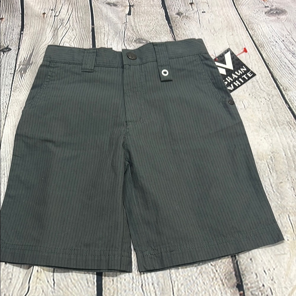 Shaun White Shairzay  Gray Striped Shorts. NWT